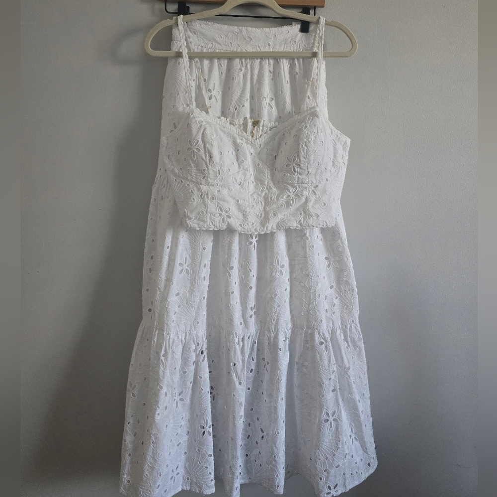 Lilly Pulitzer Winslow Sealife Eyelet Maxi Skirt and Top Set 12 14 - Picture 6 of 14